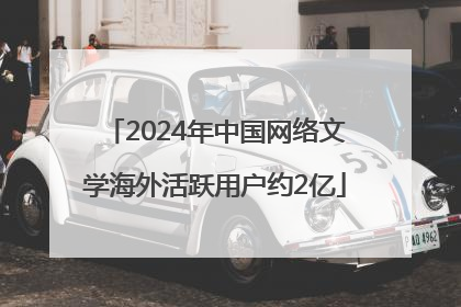 2024年中国网络文学海外活跃用户约2亿