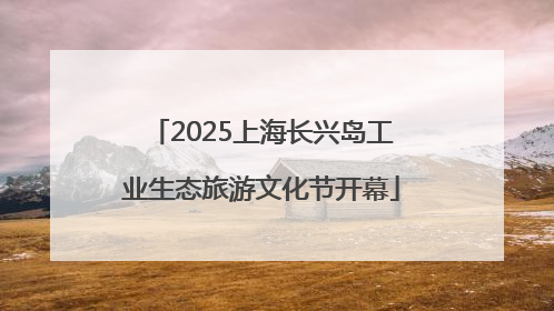 2025上海长兴岛工业生态旅游文化节开幕