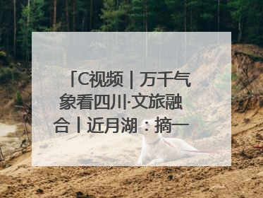 C视频｜万千气象看四川·文旅融合丨近月湖：摘一湾心月送给你